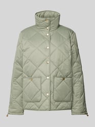 Steppjacke mit Stehkragen von Christian Berg Woman Selection Grün - 45