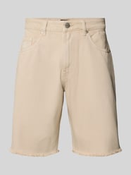 Szorty jeansowe o kroju regular fit z 5 kieszeniami model ‘Legra’ od PEGADOR - 48