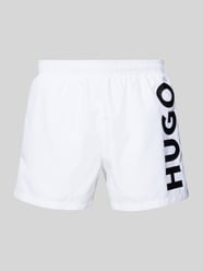 Relaxed Fit Badeshorts mit Label-Print Modell 'ABAS' von HUGO - 18