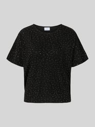 Cropped T-Shirt mit Rundhalsausschnitt Modell 'SILNA' von VILA - 29