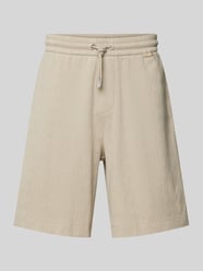 Regular Fit Sweatshorts mit Label-Detail von CK Calvin Klein Beige - 22