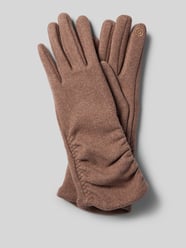 Handschuhe mit Raffungen von EEM Beige - 39