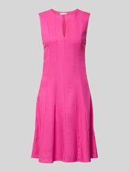 Knielanges Kleid aus Leinen-Mix mit Schlüsselloch-Ausschnitt von GUIDO MARIA KRETSCHMER WOMAN - 22