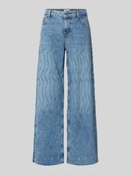 Wide Leg Jeans im Allover-Look Modell 'FLARE' von Liu Jo White - 18