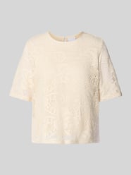 Regular Fit Blusenshirt mit Lochmuster von Jake*s Collection - 12