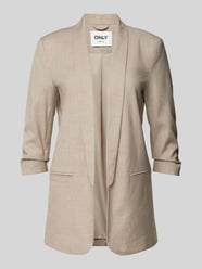 Regular Fit Blazer mit angedeuteten Paspeltaschen Modell 'ELLY' von Only Beige - 38