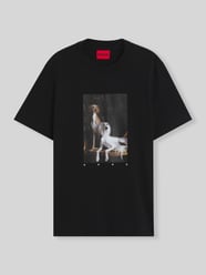 Regular Fit T-Shirt aus reiner Baumwolle Modell 'Daffilo' von HUGO - 4