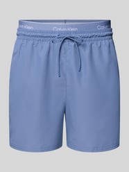 regular fit zwemshorts met geïntegreerde slip van Calvin Klein Underwear - 14