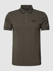 Poloshirt mit Label-Print von EA7 Emporio Armani Grau - 33