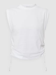 Shirt mit regulierbaren Raffungen Modell 'Lisa' von YOUNG POETS SOCIETY Weiß - 46