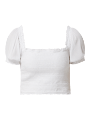 Cropped Shirt aus Viskose  von Superdry Weiß - 12