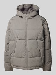 Steppjacke mit Kapuze von Review Grau - 6