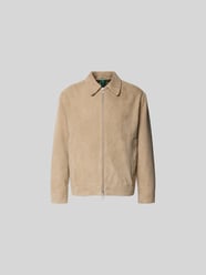 Regular Fit Jacke aus echtem Ziegenleder von ANNARR Beige - 2