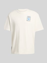 T-shirt z nadrukiem na plecach z czystej bawełny od adidas Originals - 7