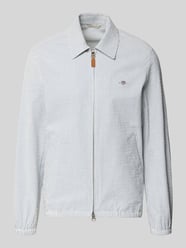 Jacke mit Zweiwege-Reißverschluss und Label-Stitching von GANT - 4