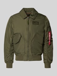 Kurtka bomberka w kroju regular fit z naszywką z logo od Alpha Industries - 23