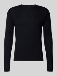 Gebreide pullover met geribde boorden model 'WALLIE' van CINQUE - 45