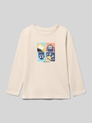 Longsleeve mit Motiv-Print von Blue Seven Beige - 5