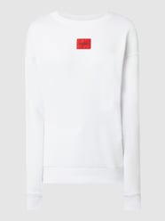 Sweatshirt mit Label-Patch von HUGO Weiß - 6