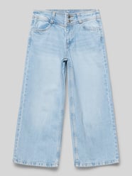 Regular Fit Jeans mit Gürtelschlaufen Modell 'georgi' von Mango Blau - 4