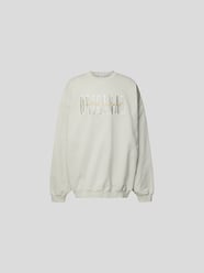 Oversized Sweatshirt mit Label-Detail von VETEMENTS Weiß - 11