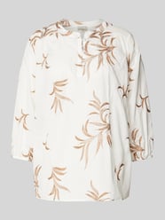 Regular Fit Bluse mit 3/4-Arm von Milano Italy - 41