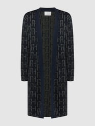 Lang vest van een mix van katoen en viscose  van Fynch-Hatton Blauw / turquoise - 17
