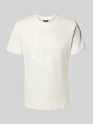 Regular fit T-shirt met dierenprint, model 'Jer' van Antony Morato - 9