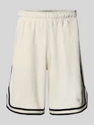 Relaxed Fit Sweatshorts mit Strukturmuster Modell 'Barkan' von Pegador - 32
