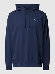 Hoodie met labelstitching aan de achterkant, model 'COLLEGE' van Tommy Jeans Blauw / turquoise - 24