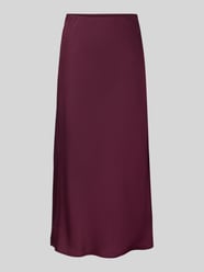 Knielanger Rock mit Allover-Muster Modell 'CHIGO' von Only Bordeaux - 2