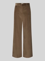 Regular Fit Cordhose mit Bundfalte von Weekend Max Mara Beige - 37