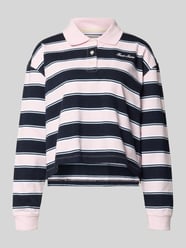 Cropped poloshirt met label-stitching van GUESS Jeans - 42