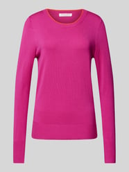 Gebreide pullover met ronde hals van Christian Berg Woman Fuchsia - 47