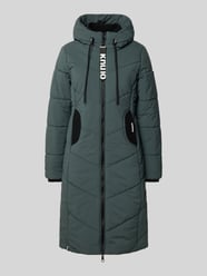 Gewatteerde lange jas met capuchon, model 'ARIBAY' van khujo - 22