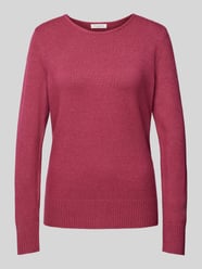 Strickpullover mit gerippten Abschlüssen von Christian Berg Woman Pink - 2