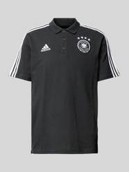 Regular Fit Poloshirt mit Motiv- und Label-Stitching von ADIDAS SPORTSWEAR Schwarz - 32