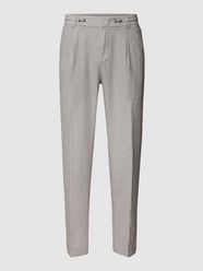 Hose mit Label-Applikation von Cinque Grau / Schwarz - 13