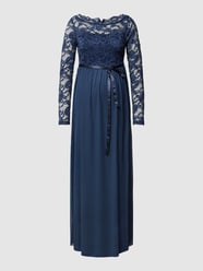 Zwangerschapsjurk met kant van Mamalicious Blauw / turquoise - 44