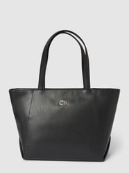 Shopper mit Label-Detail Modell 'LOCK' von CK Calvin Klein Schwarz - 13