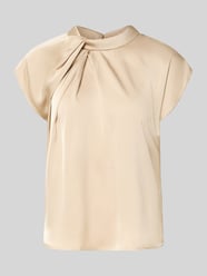 Blouseshirt met opstaande kraag van Neo Noir Beige - 6