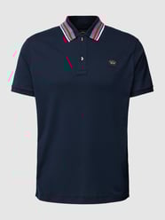 Poloshirt mit Label-Detail von Paul & Shark Blau - 6