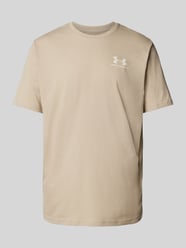 T-shirt z nadrukiem z logo model ‘SPORTSTYLE’ od Under Armour Zielony - 37