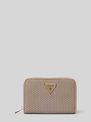 Portemonnaie in Flecht-Optik Modell 'PHAEDRA' von Guess Beige - 29