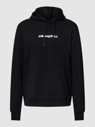 Hoodie mit Label-Print von Karl Lagerfeld Schwarz - 24