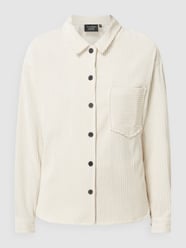 Blouse van corduroy, model 'Naya' van Another Label Wit - 27