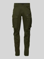 Spodnie cargo o kroju regular tapered fit z kieszenią zapinaną na zamek błyskawiczny od G-Star RAW - 4