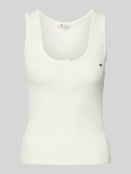 Top o kroju slim fit z mieszanki bawełny od Tommy Jeans - 10