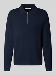 Relaxed Fit Pullover aus reiner Viskose mit halblangem Zipper von Selected - 20