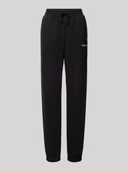 Sweatpants mit Label-Print Modell 'JCSAJA' von TheJoggConcept Schwarz - 30